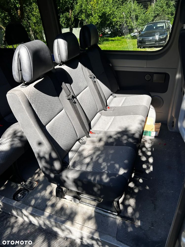 Vw Crafter 2013 Sprinter Kanapa Ławka Isofix 3 Osobowa Pasy Drugi rząd - 1