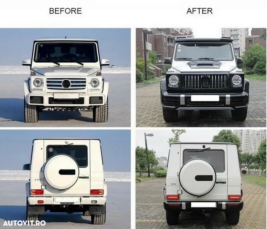 Pachet conversie Mercedes W463 G-Class (1989-2018) 2018+ G63 Design - 9