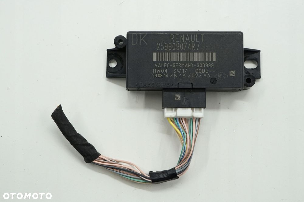 RENAULT MEGANE III LIFT 14R MODUŁ STEROWNIK PARKOWANIA PDC 259909074R - 1