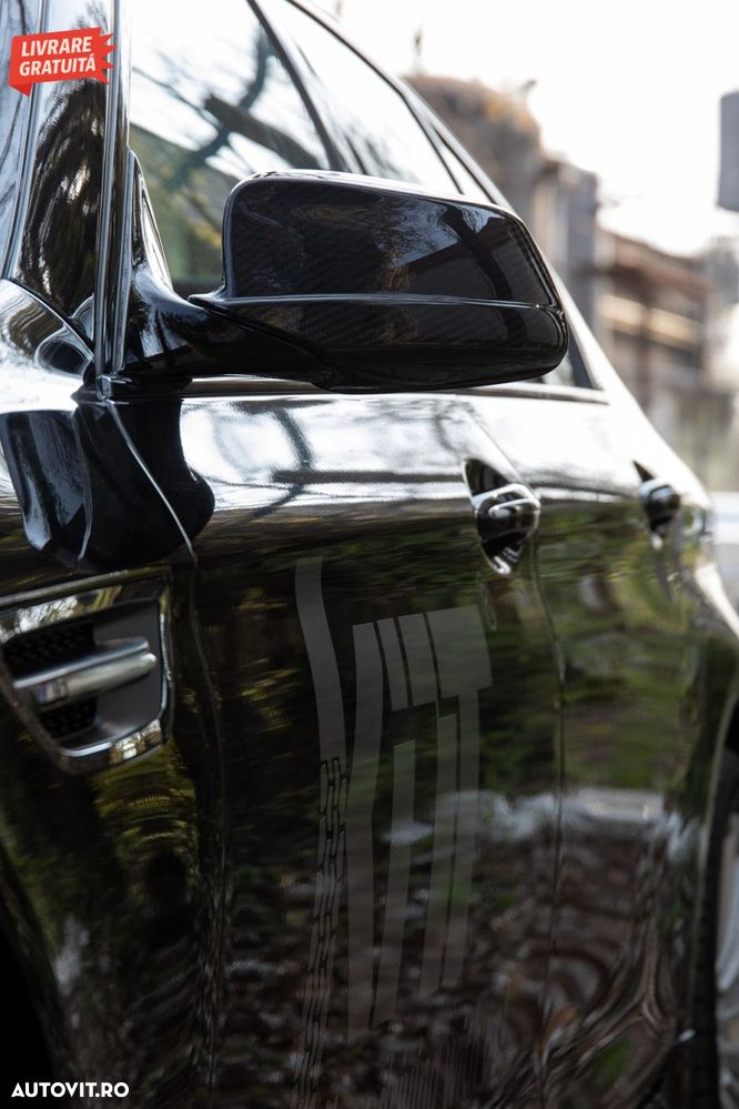 Capace oglinzi BMW Seria 5 F07 F10 F11 F18 Pre-LCI (2011-2013) Carbon Real- livrare gratuita - 8