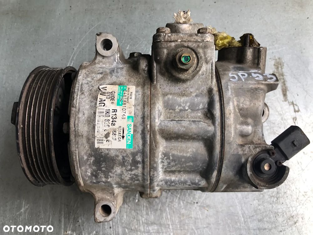 SP-53. Kompresor Sprężarka Klimatyzacji 6PK 1k0820803f Volkswagen Golf V Audi A3 8P - Wysyłka - 1