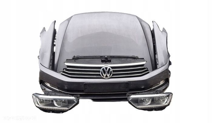 vw passat b8 14-19r przód maska zderzak pas błotnik led lr7h - 1
