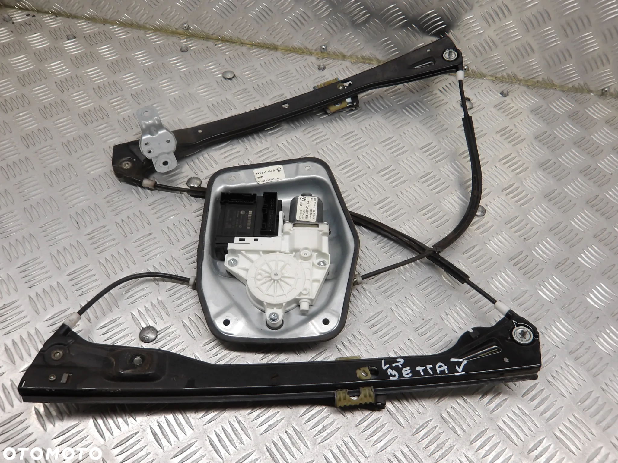 VW JETTA V 05-10 PODNOŚNIK MECHANIZM SZYBY PRAWY LEWY PRZÓD LEWY TYŁ - 4
