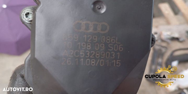 Actuator / Motoras clapete galerie admisie 3.0TDI 059129086L Volkswag - 2