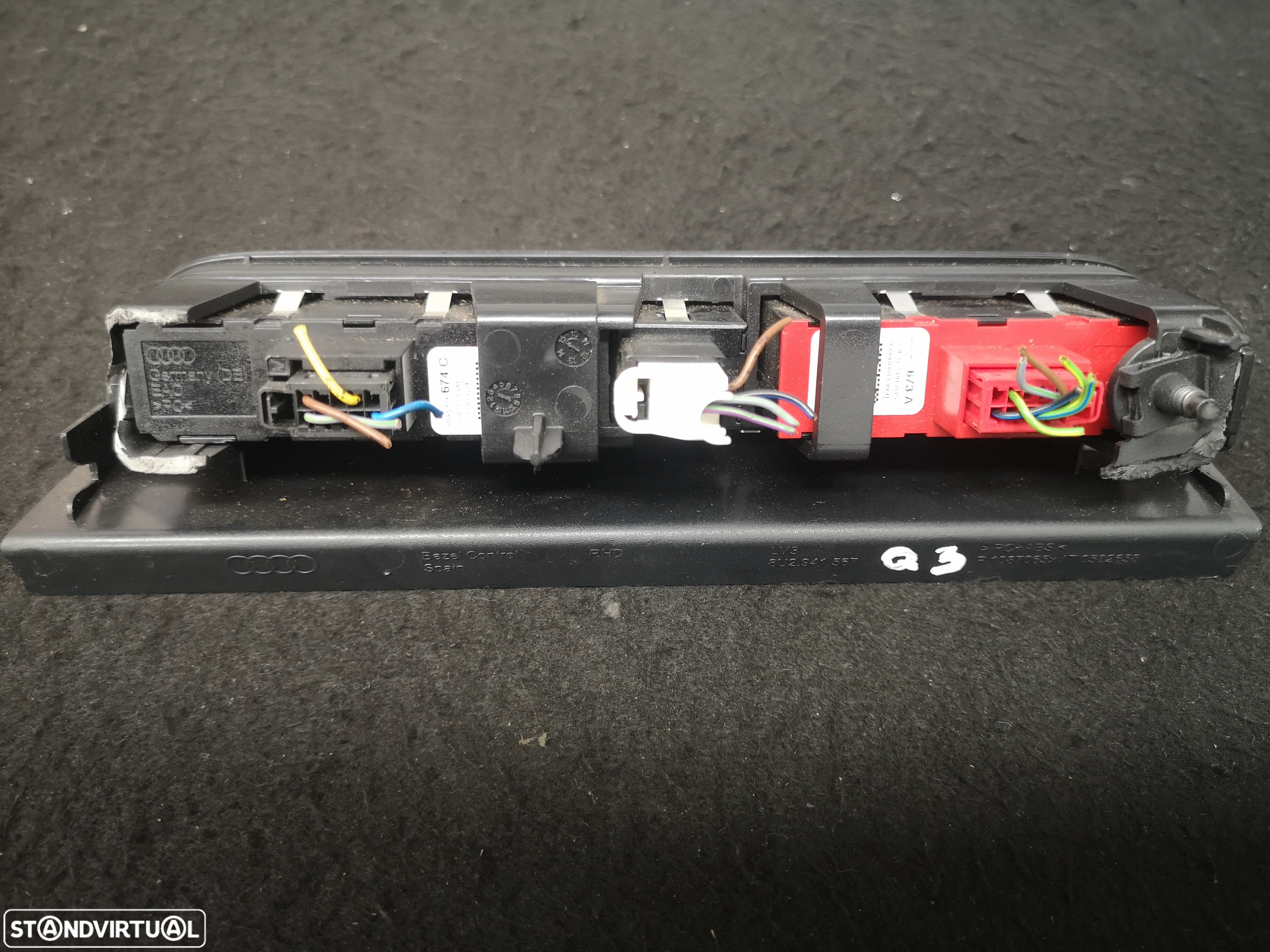Comando Interruptores no tablier central audi q3 8u 2014-2017 - 4
