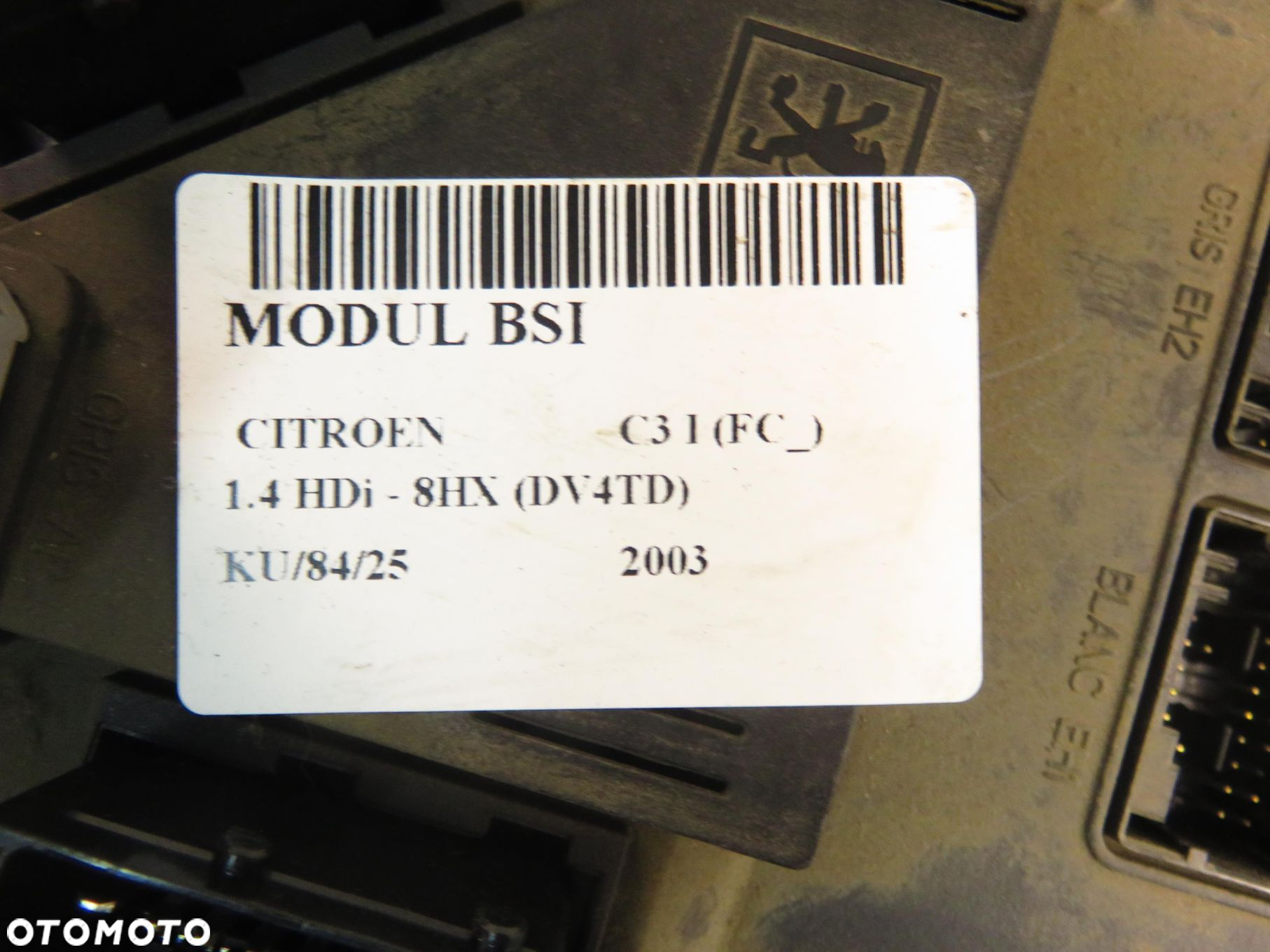 BSI CITROEN C3 I (FC_) 1.4 HDi - 8HX (DV4TD) 9649811580 S118085100H - 13