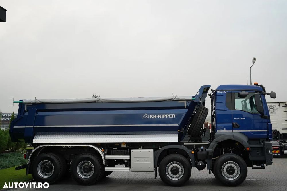 MAN TGS 41.480 / 8X6 / BASCULATOR / AUTOMAT / NOU-NOUȚ / ECHIPAMENTE FOARTE BOGATE / - 15