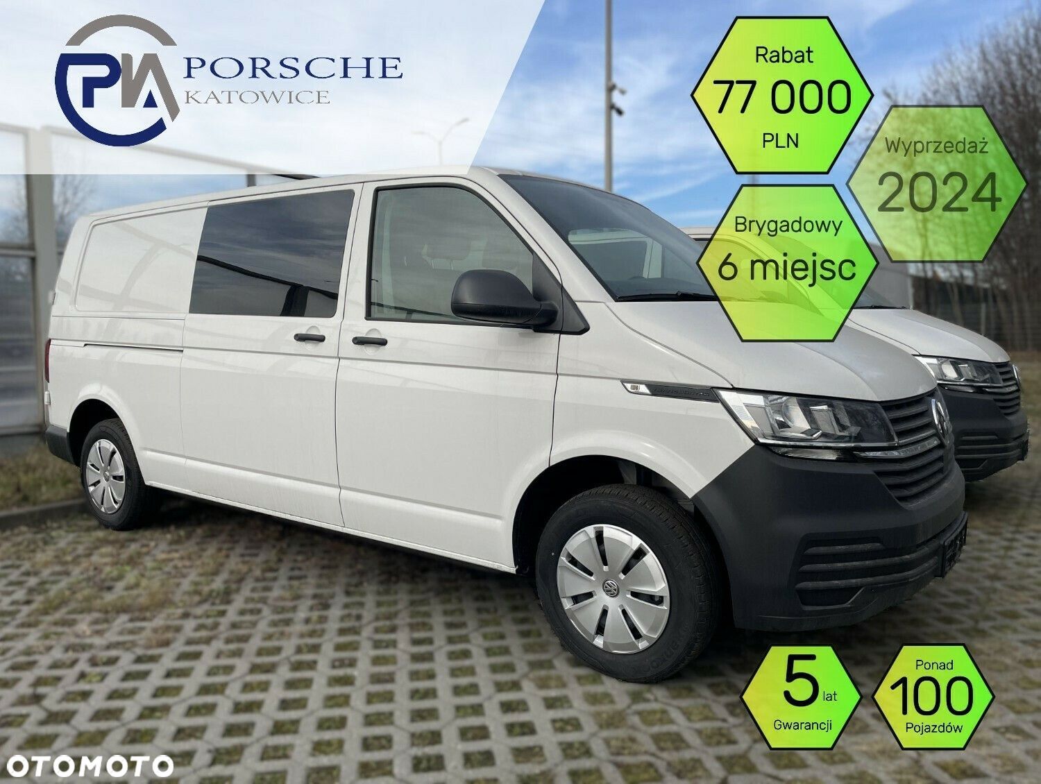 Volkswagen Transporter T6.1 Furgon 3400 2.0TDI 150KM 6b. 3m. - 1