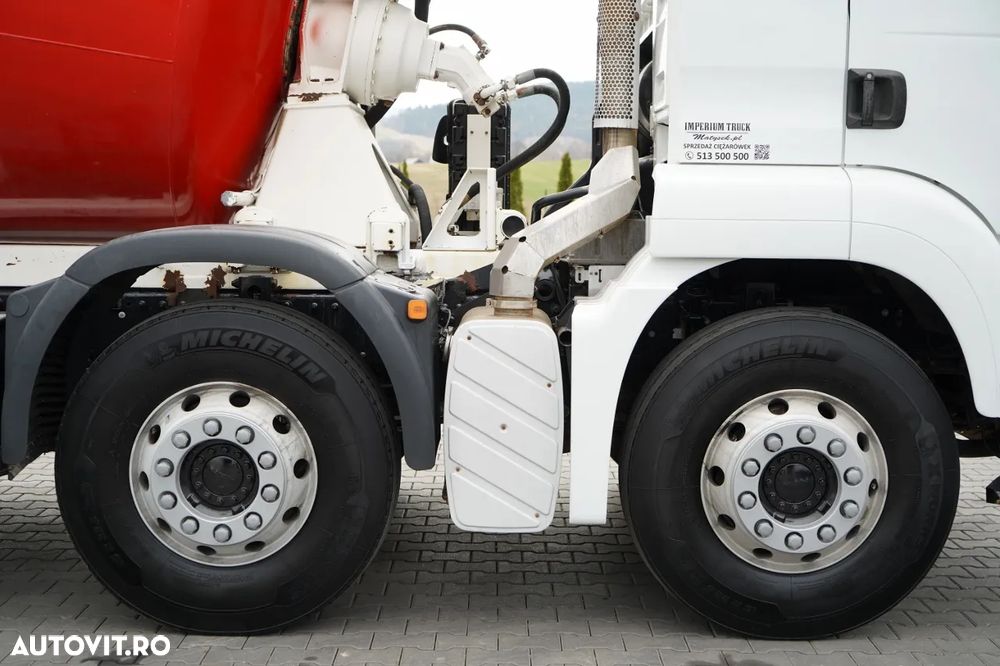 MAN TGS 32.400 / 8x4 / BETONIERĂ LIEBHERR / BETONIERĂ 9 M3 / JANTE DIN ALIAJ / EURO 5 - 21