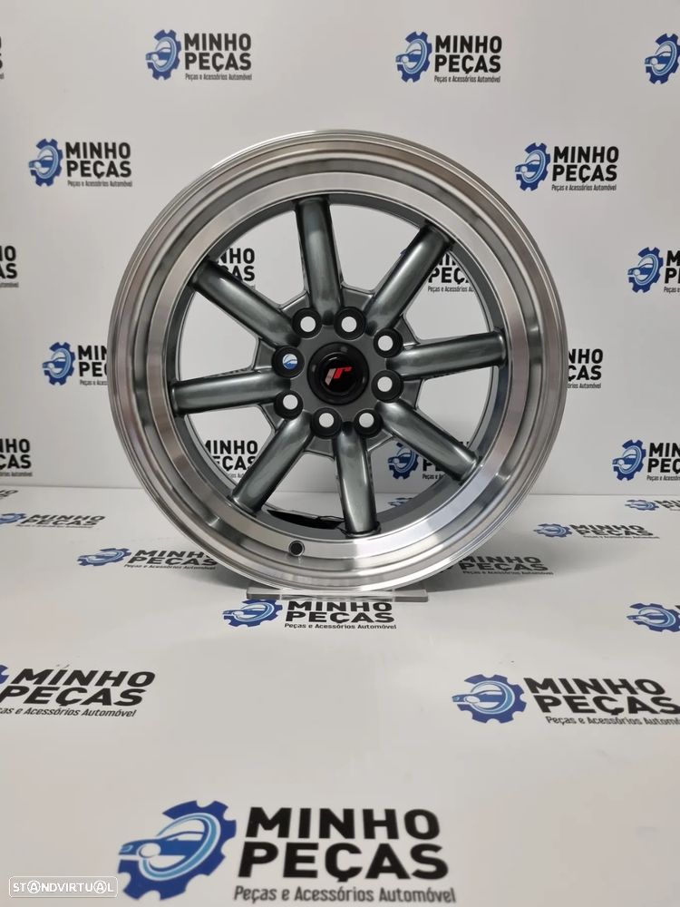 Jantes Japan Racing (JR19) em 15 GunMetal Aba Polida - 8