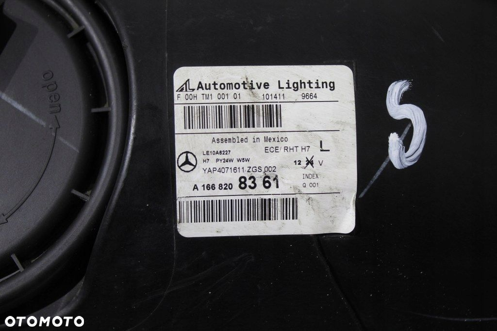 Mercedes ML W166 Soczewka Lewa Lampa Lewa - 8