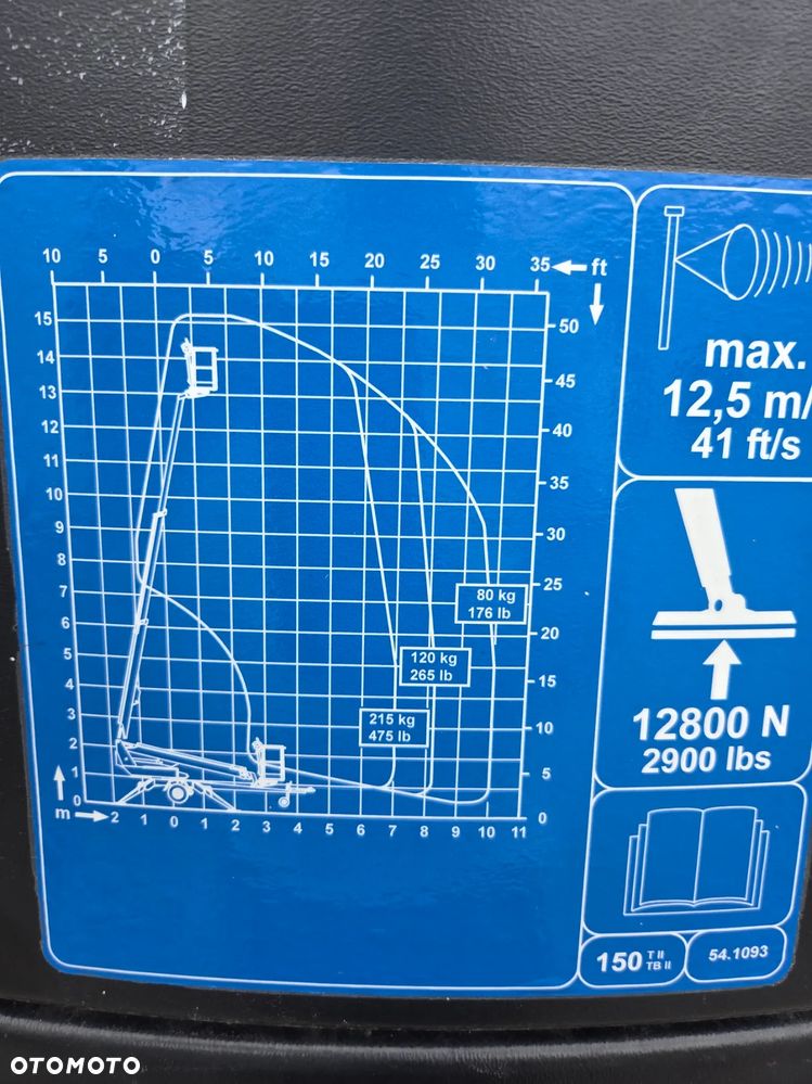 Inny 15 m DINO 150T-2 Podnośnik koszowy na przyczepie ZWYŻKA jak Omme Teupen Denka NiftyLift - 10