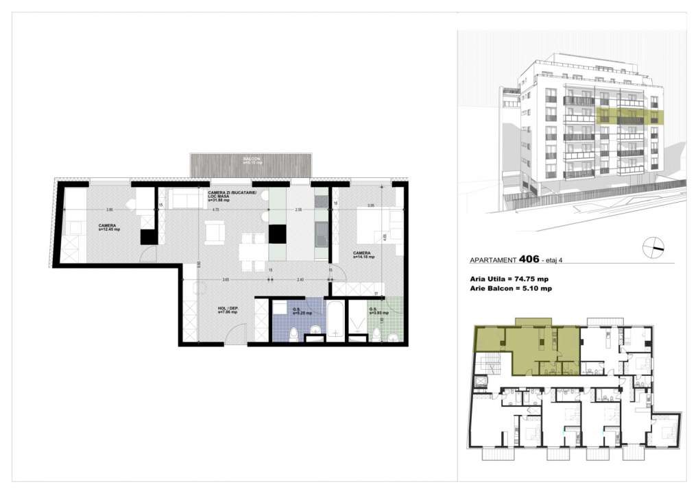 Apartamente premium cu 3 camere, preturi promotionale, zona Calea Doro — fotografia 3