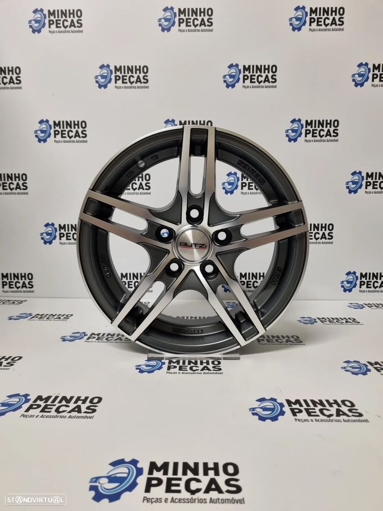 Jantes BUTZI Atria em 15 (5x114.3) Gunmetal Polido - 8