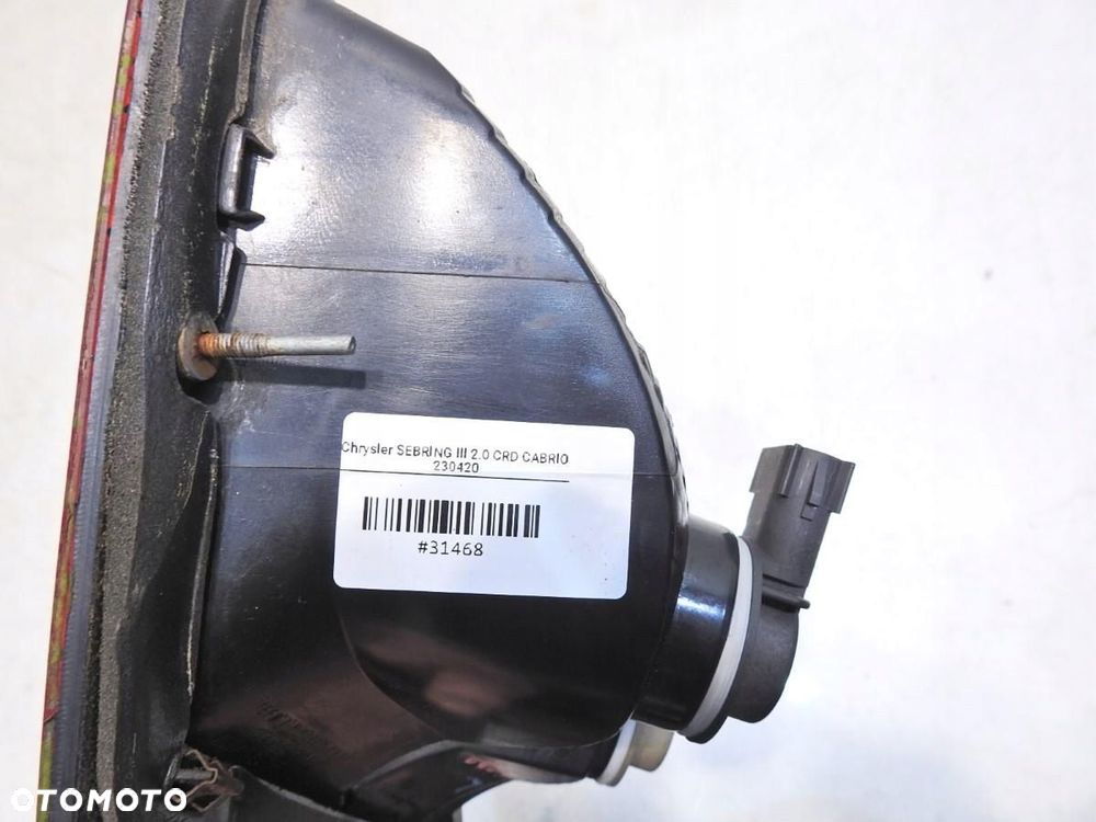 LAMPA LEWA TYLNA TYŁ KLAPY SEBRING III CABRIO - 4