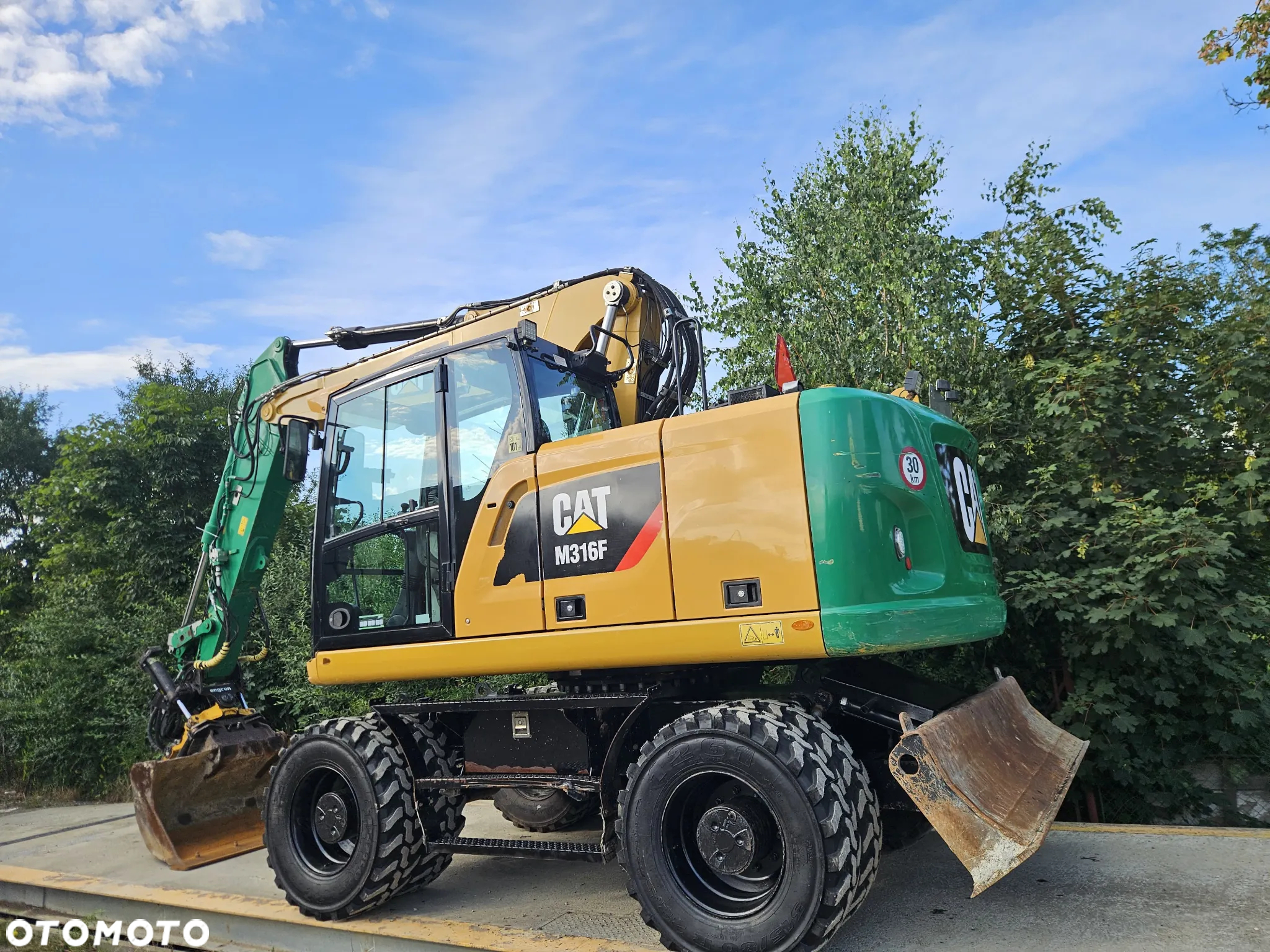 Caterpillar CAT M316F ROTOTILT ENGCON koparka obrotowa kołowa 314, 315 Hitachi Volvo - 10