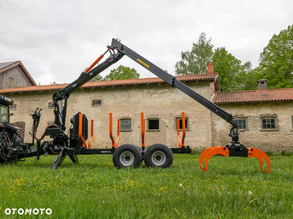 Inny Przyczepa Leśna BMF 10T2PRO z żurawiem 7,2 m BMF720 Kredyt Leasing Transport Cała Polska