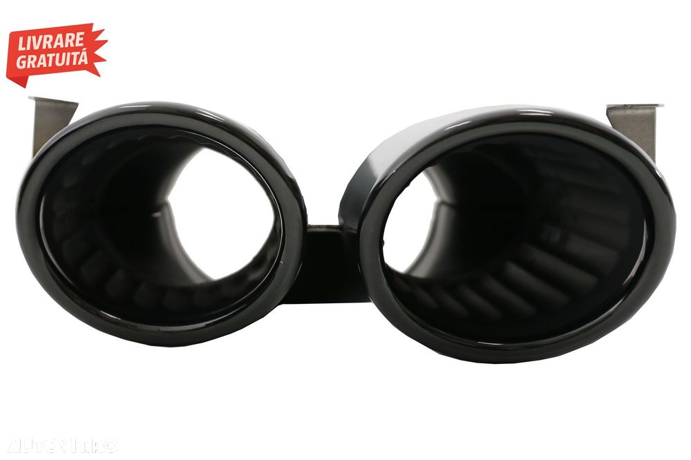 Difuzor Bara Spate Mercedes A-Class V177 Sedan (2018-up) Evacuari Negre- livrare gratuita - 10