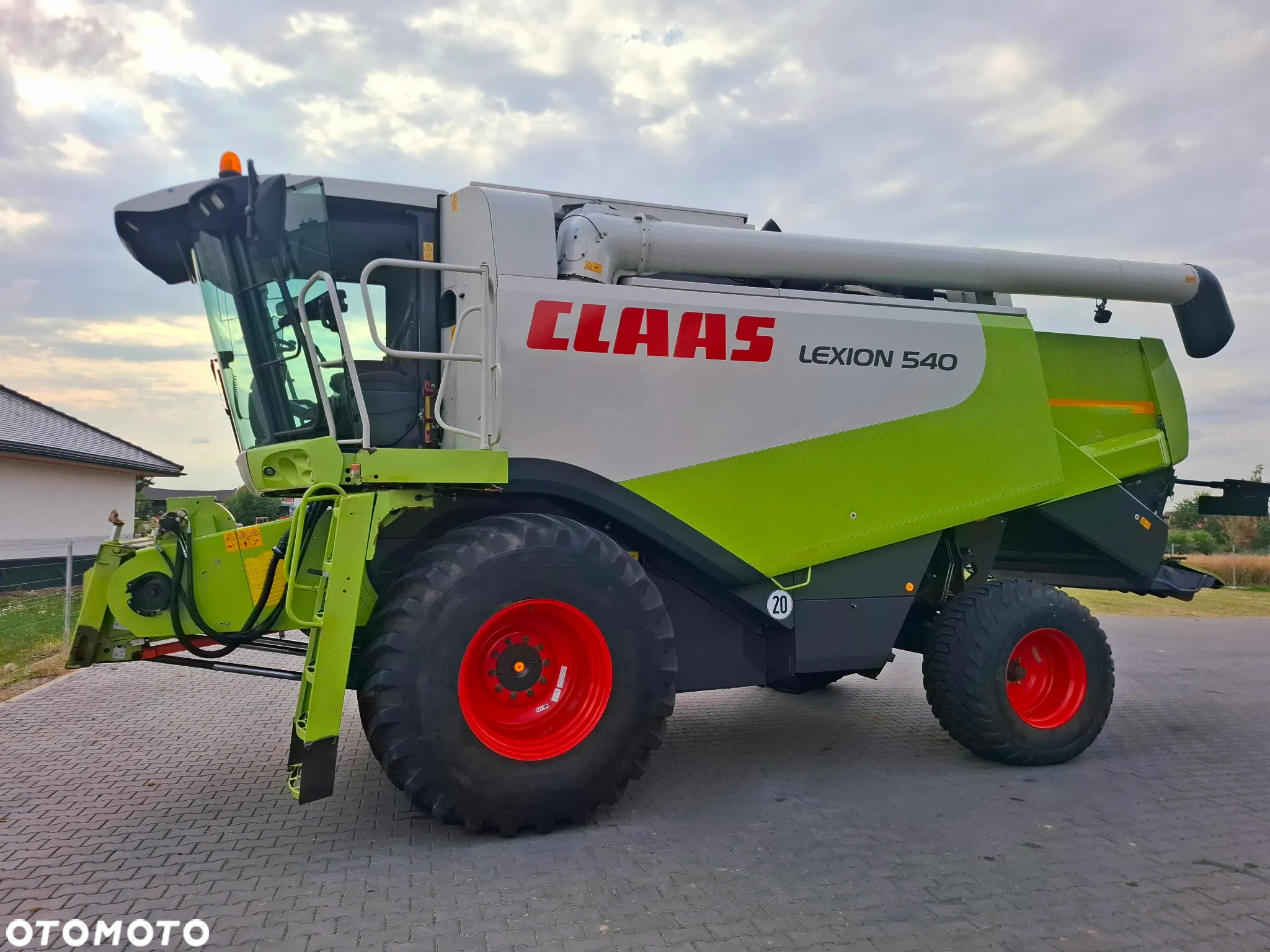 Claas Lexion 540 heder 6.6 m, Nie Malowany, Stan Bardzo Dobry - 5