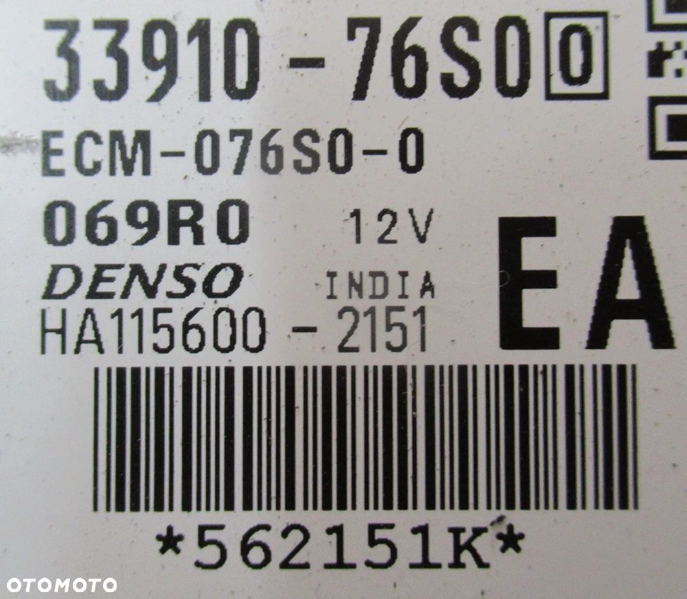 SUZUKI SX4 S-CROSS II 1.5 HYBRID STEROWNIK KOMPUTER SILNIKA 33910-76S0 - 3