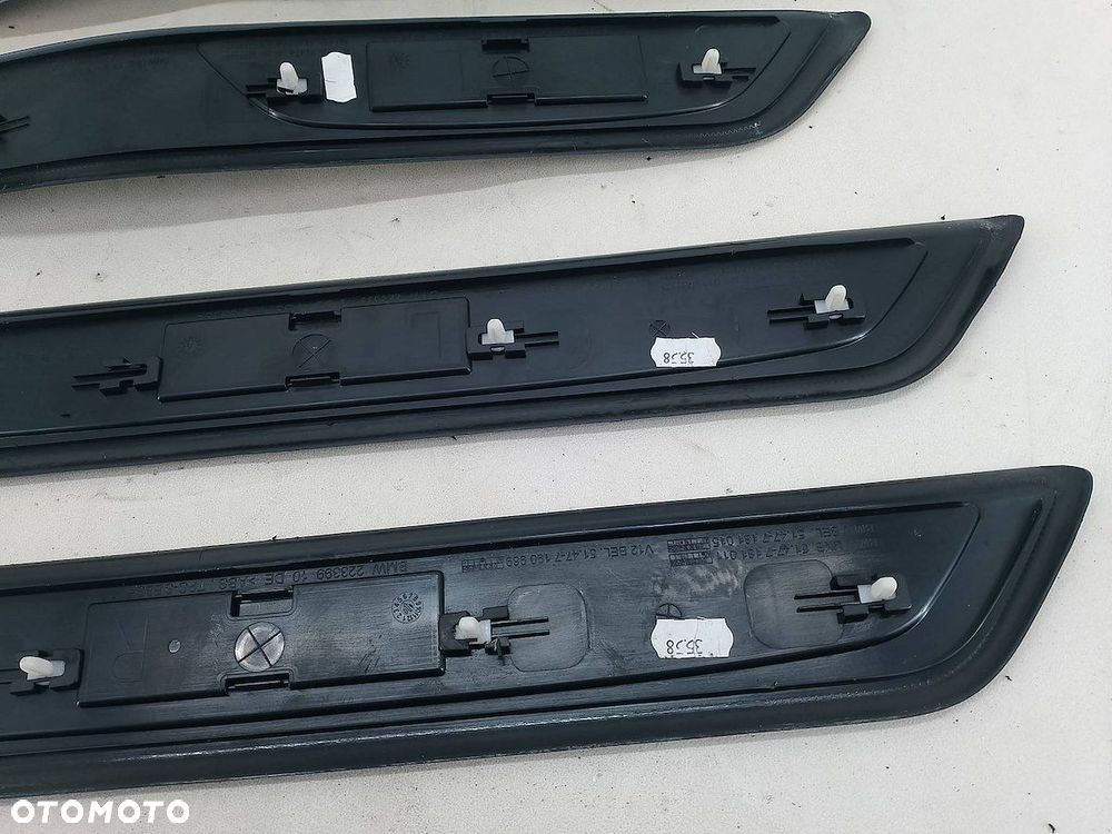LISTWY PROGOWE KOMPLET BMW SERIA 7 F01 7190977  8046289  7181011 - 4
