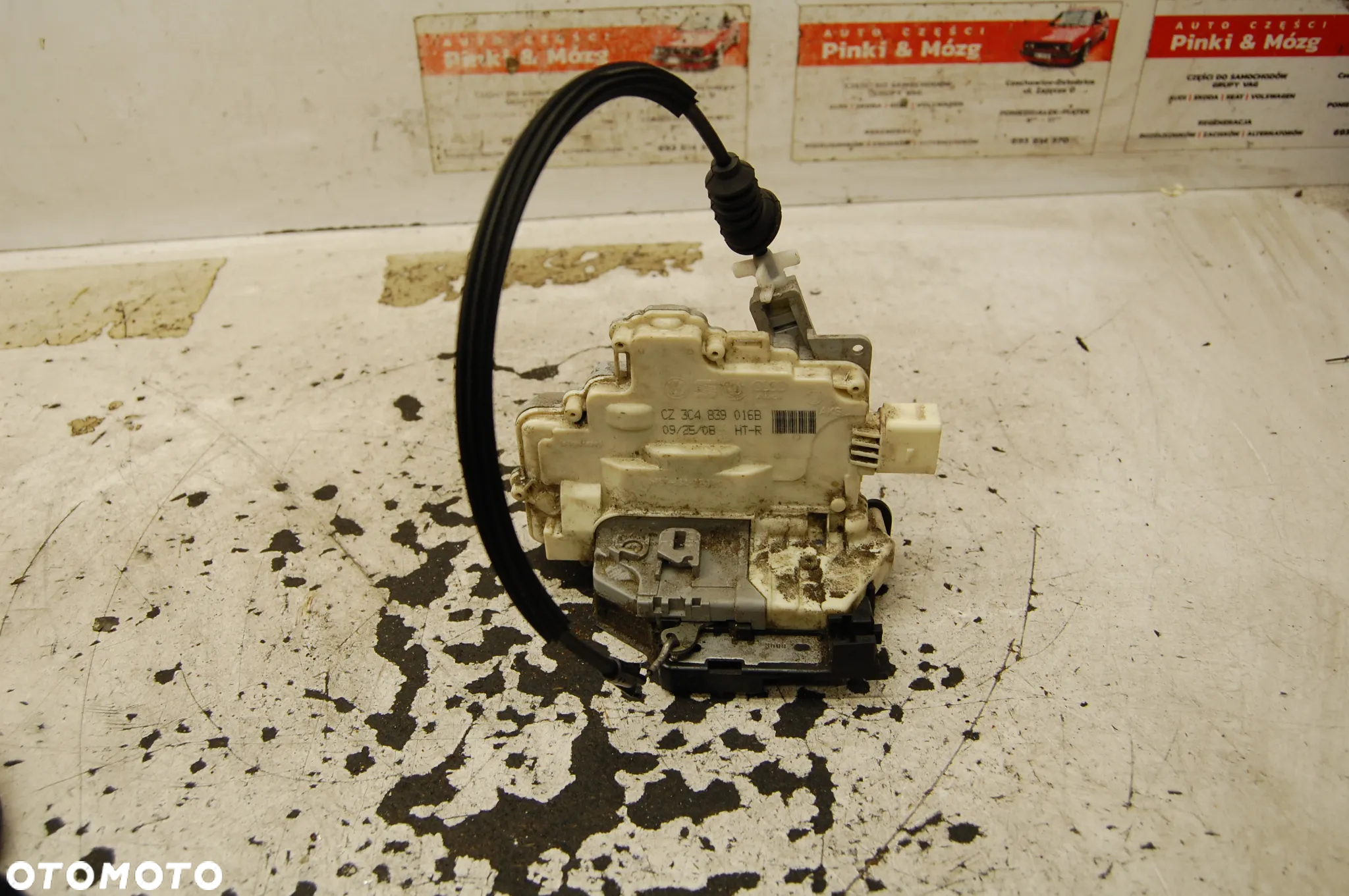 ZAMEK DRZWI PRAWY TYŁ TYLNY 3C4839016A 7 PIN VW PASSAT B6 AUDI Q7 3C4839016B 3C4839015B - 4