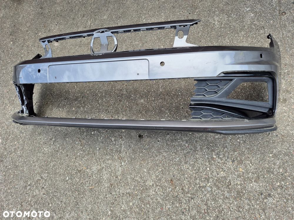 VW Polo VI GTI 17- 2G zderzak przedni kratka spoiler - 1