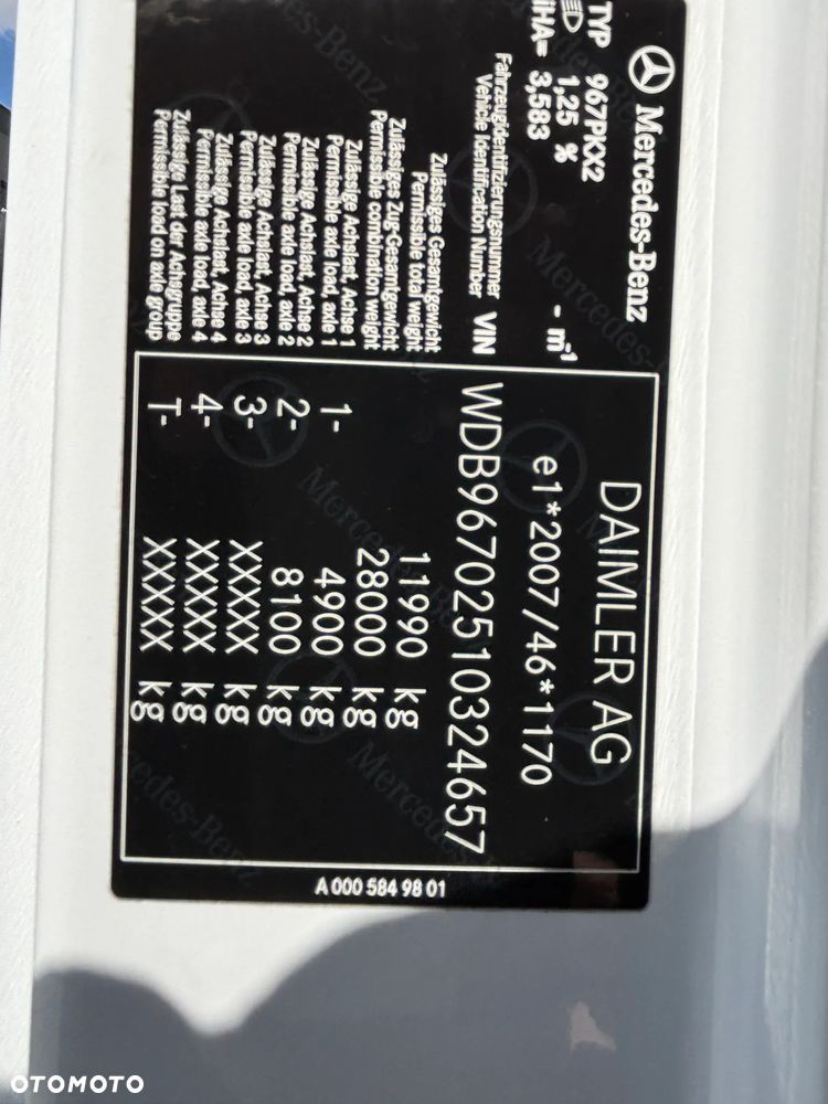 Mercedes-Benz ATEGO 1227 kontener z windą ,  kabina sypialna , webasto, klimatyzacja, niski przebieg , bezwypadkowy. (nie 1224, 1230) - 13