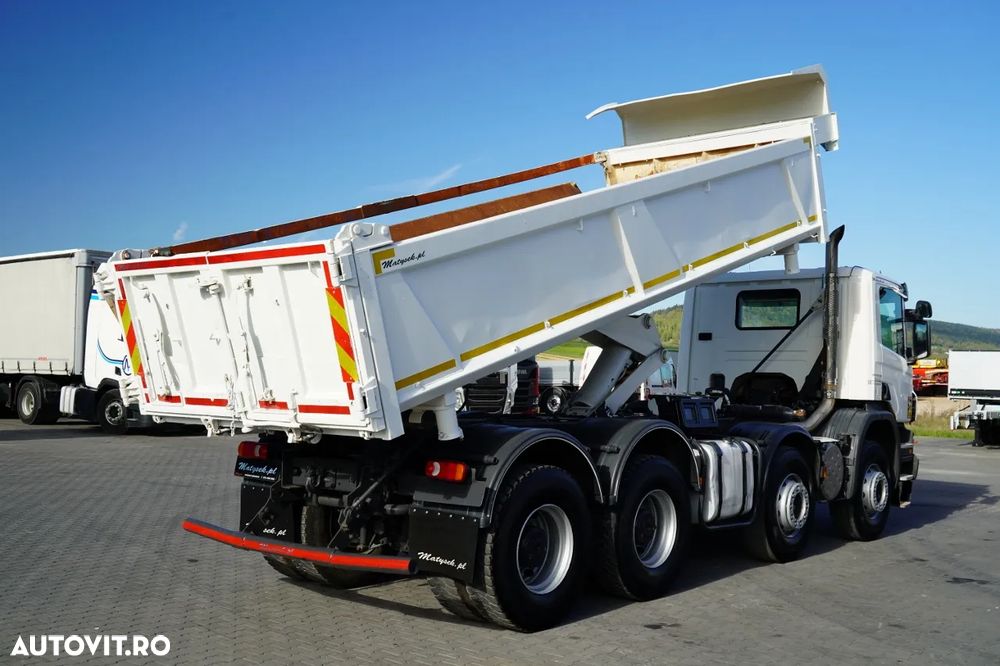 Scania P 380 / 8x4 / BASCULATOR / HIDRODOXY SIDE / BORDMATIC / IMPORTAT / SARCINĂ UTILĂ: 18.500 kg - 5