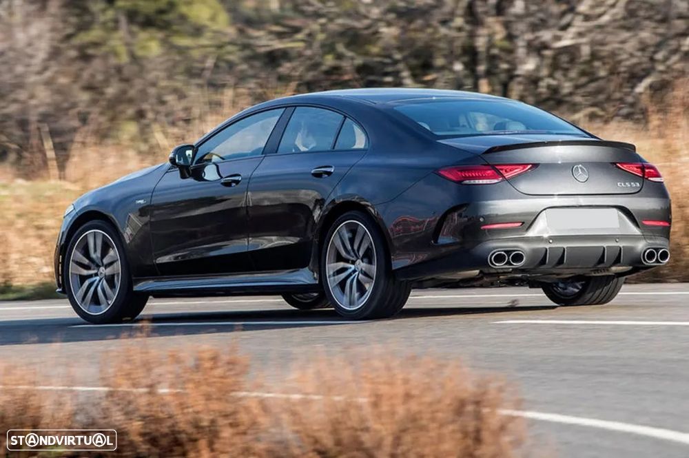 Difusor com Ponteiras Mercedes CLS C257 (2018 em diante) Look 53 AMG - 9