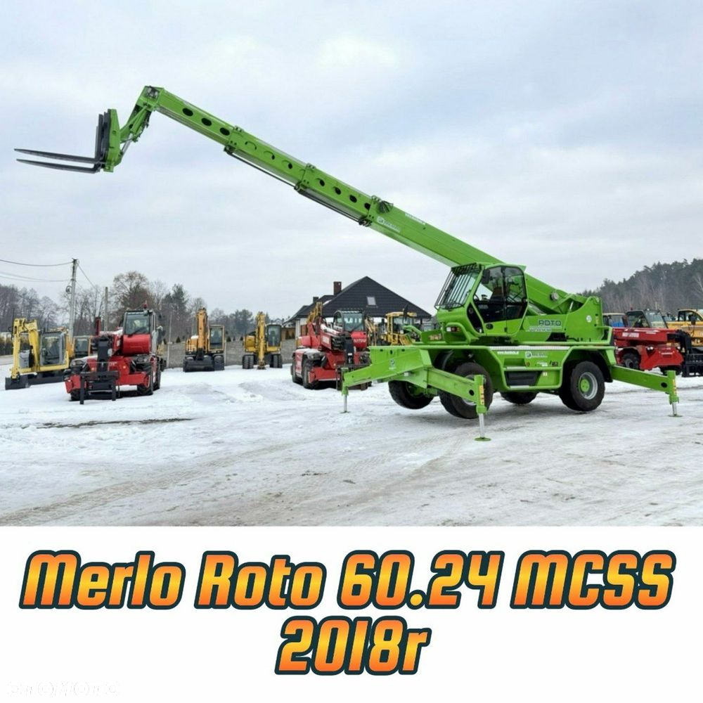 Manitou Merlo Dieci JCB Terex MRT ROTO Ładowarka Teleskopowa Obrotowa - 7