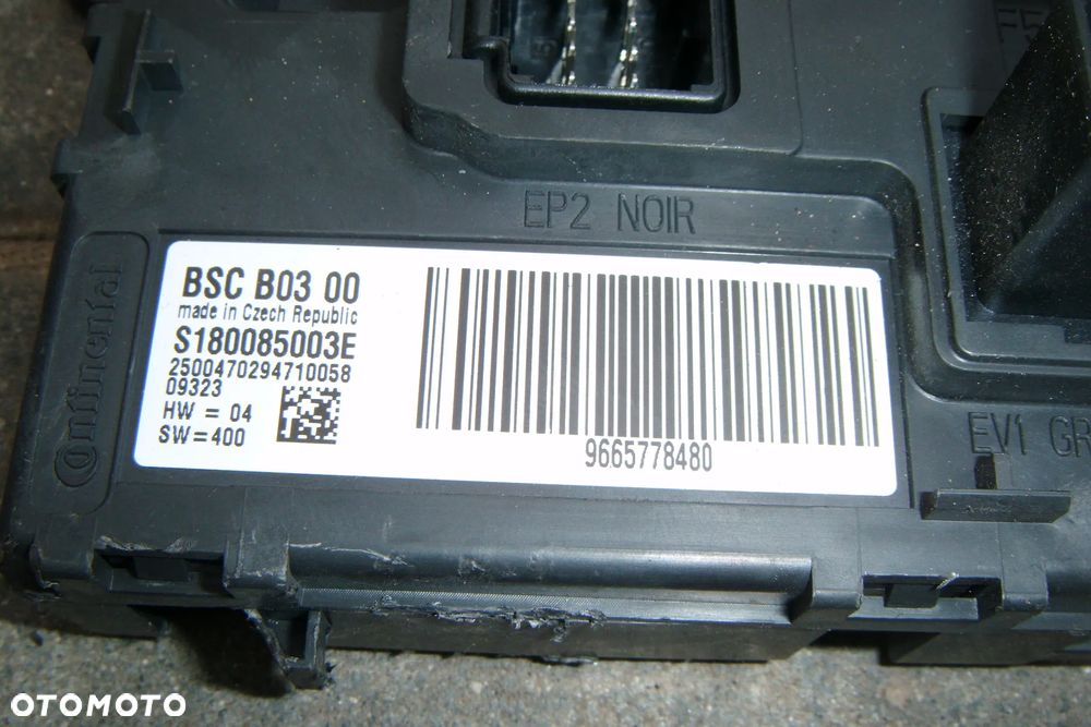 citroen c5 III 10r 3.0 hdi  moduł BSC 9665778480 - 2