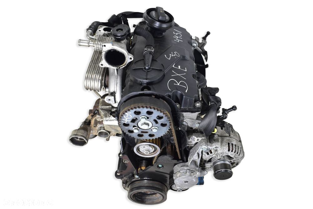 Silnik PASSAT B6 GOLF V TOURAN OCTAVIA II TOLEDO 1.9TDI 105KM BXE KOMPRESJA - 9