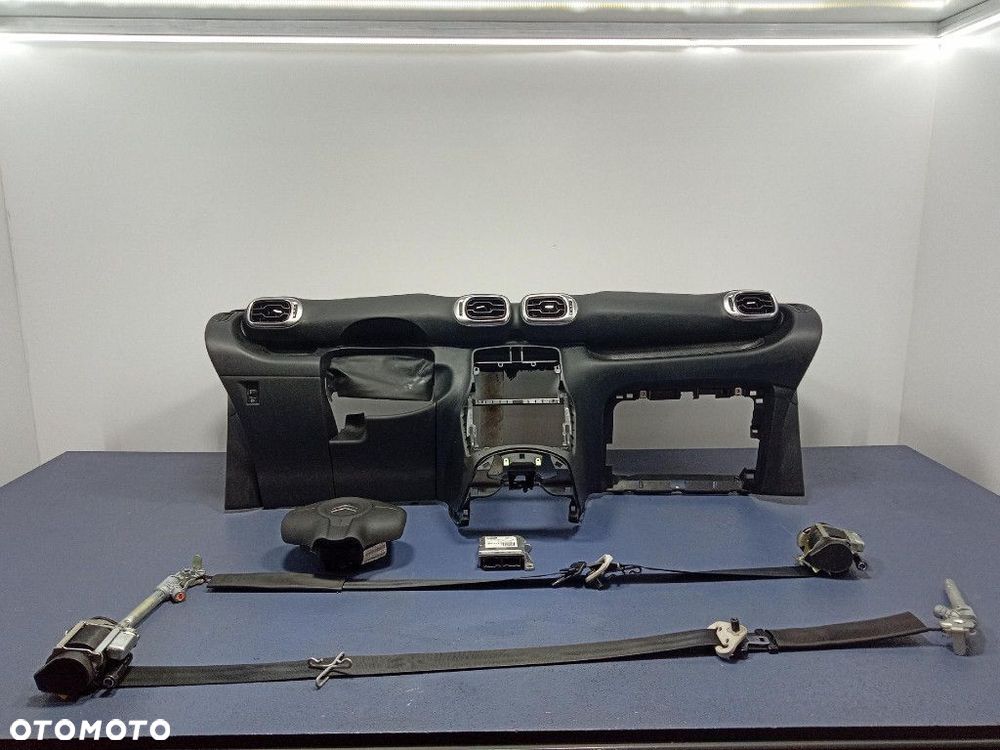 CITROEN C3 PICASSO DESKA ROZDZIELCZA KONSOLA EU PODUSZKI 9683066480 - 1