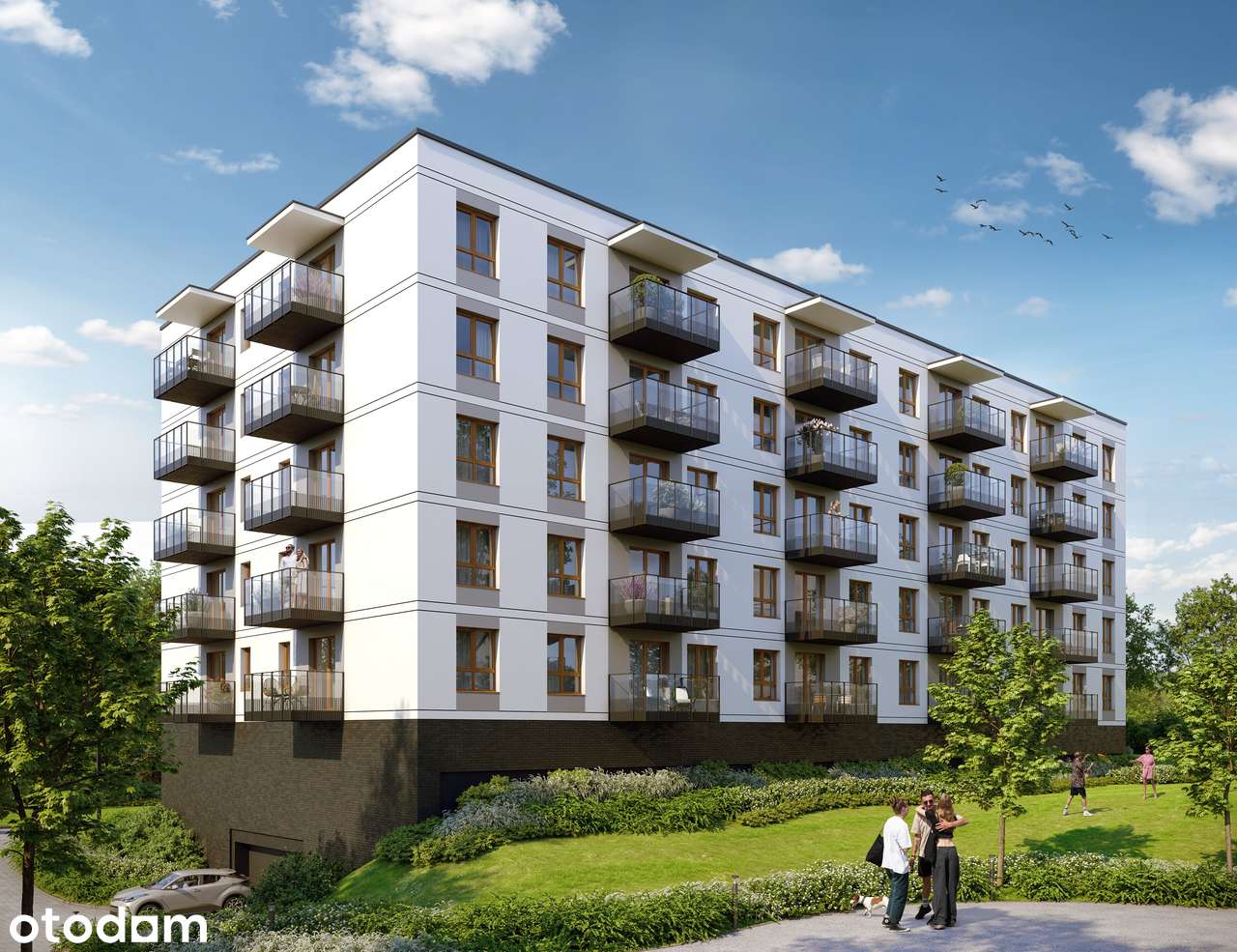 Mieszkanie dwupokojowe 41,47 m2 V piętro ( G512)