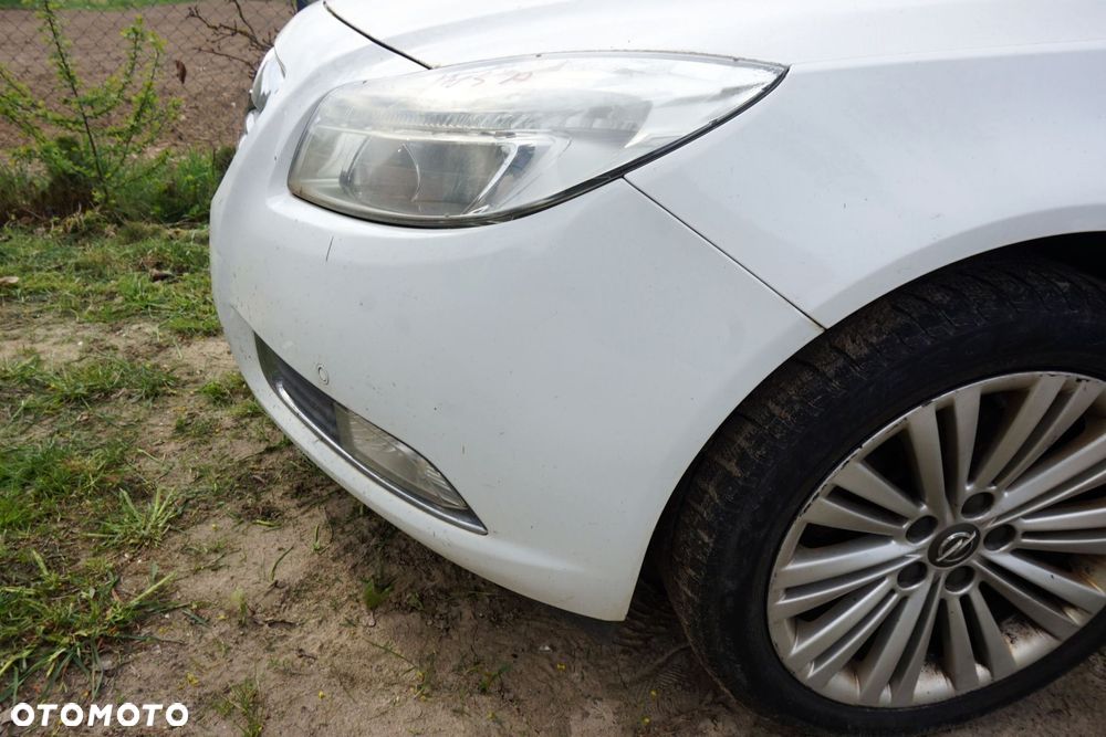 MASKA ZDERZAK BŁOTNIKI LAMPY INSIGNIA A I Z40R  OPEL 2008-2013 BIAŁY PRZÓD KOMPLETNY - 7