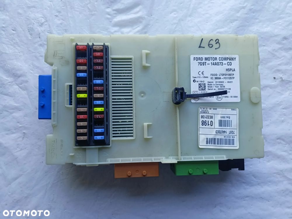 MODUŁ STEROWNIK BSI S-MAX GALAXY MK3 7G9T-14A073-CD - 1