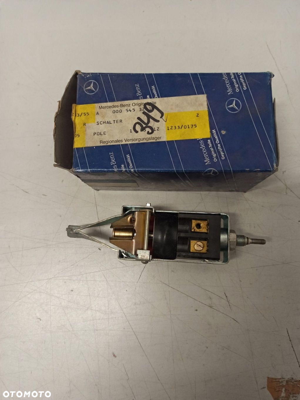 PRZEŁĄCZNIK ROZRUCHU ŻAROWEGO MERCEDES W601 W310 INNE A0005453217 ASO ORG - 2