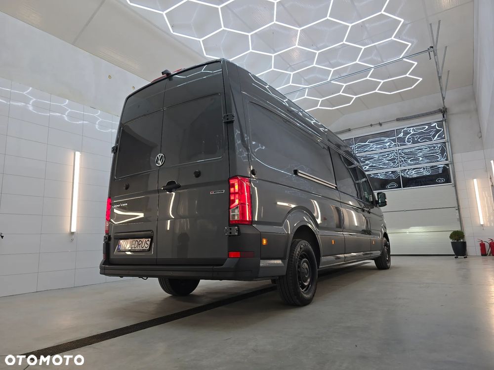 Volkswagen CRAFTER 4 MOTION AUTOMAT-8 Bie TDI 177KM Długi 7-OSOBOWY BOGATA OPCJA WYPOSAŻENIA NAVI KAMERA COFANIA FUL LED LAKIER METALIZOWANY FOTEL KIEROWCY PNEŁMATYCZNY Z MASAZEM SALON PL STAN NOWY NOWY NOWY - 8