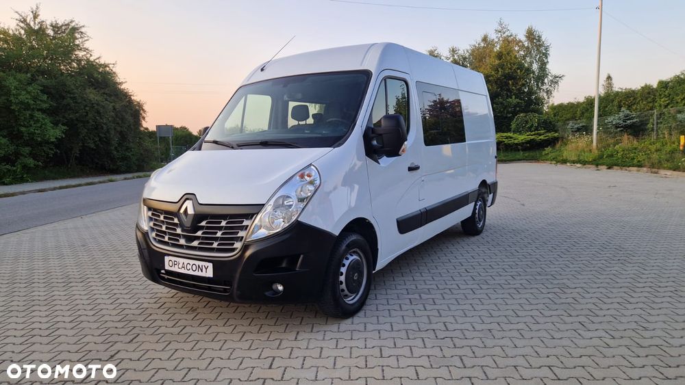 Renault MASTER L2H2 Klima Elektryka Tempomat Kamera Dubel Kabina Brygadówka 7os. Serwis - 1