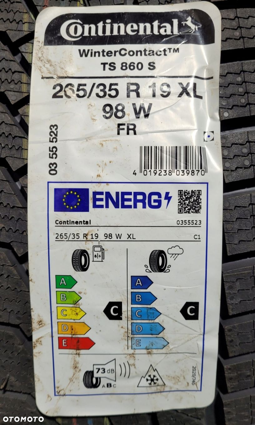 2x Continental WinterContact TS860S 265/35R19 98W XL Z619A - 4