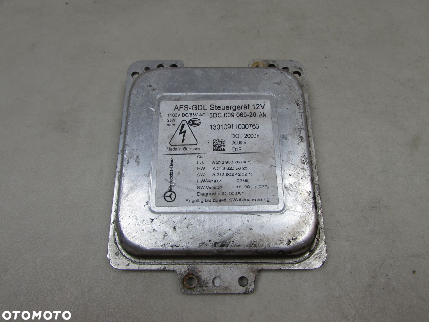 MERCEDES E KLASA W212 MODUL PRZETWORNICA XENON 5DC00906020 A2129007804 A2128205626 - 2