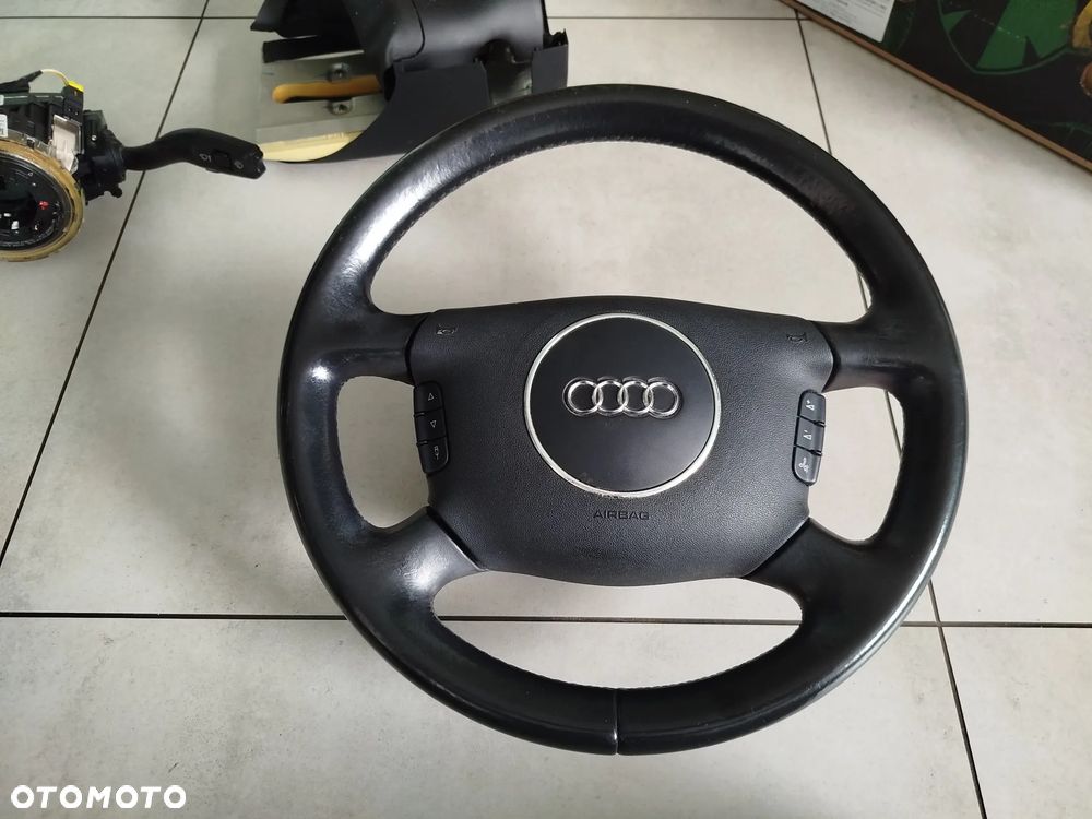 Audi A4 B6 kierownica wielofunkcyjna manetka tempomat - 5