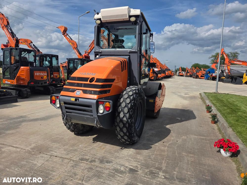 Hamm H7i, 7 tone, 2018, 1.400h, latime tambur 1,35m, Certificat CE, produs in Germania, motor Kubota 75CP, anvelope 90% ok, aer conditionat, posibilitate leasing 3 ani, STARE CA NOU, PROMOTIE -48.900 EUR+Tva - 3