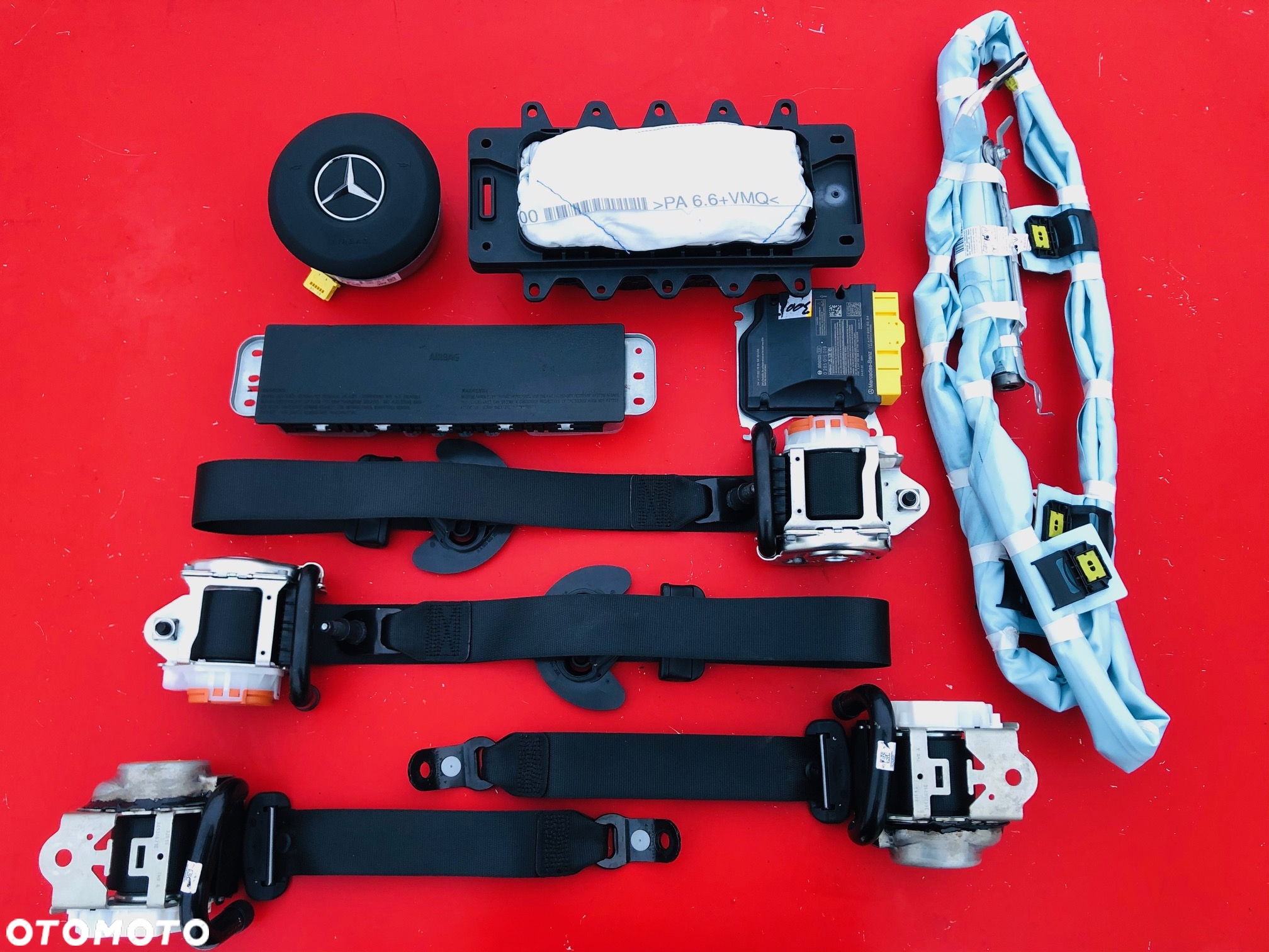 MERCEDES A W177 B 247 C W205 CLA W118 CLS W257 G W463 EQC W293 W238 E W213 GLC W253 GLE W292 W167 GLS W166 X W470 W447 V-KLASA AIRBAG PODUSZKA POWIETRZNA KIEROWCY AMG !!! - 8