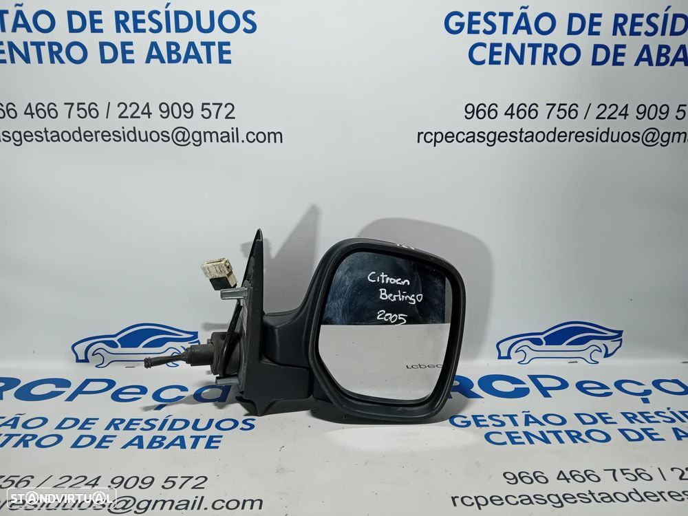 .Espelho Retrovisor Lateral Direito Peugeot Expert Citroen Berlingo MK1 Fase 2 Original - 1