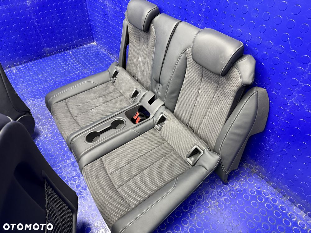 KOMPLET foteli skóra alcantara S-LINE AUDI A5 F5 8W7 CABRIO grzane OEM - 11