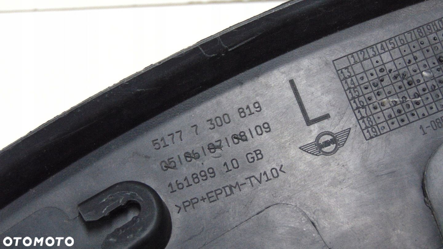 MINI F55/F56 2013 - LISTWA BŁOTNIKA PRZÓD LEWA - 4