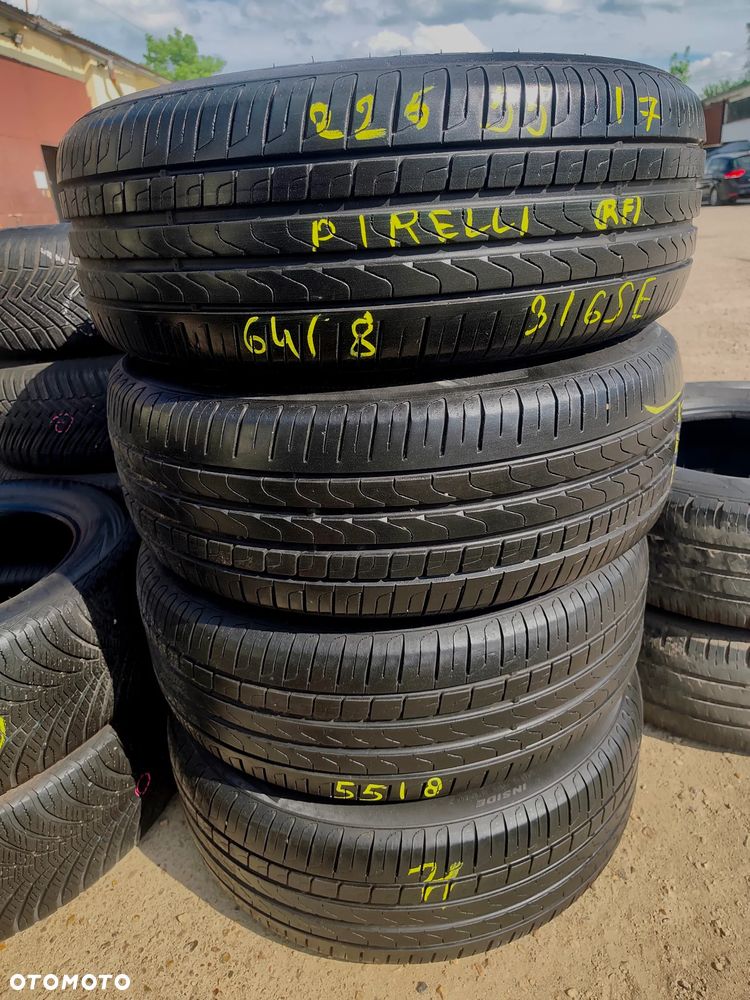 225/55R17 97Y Opony Letnie Lato PIRELLI CINTURATO P7 RF RFT RSC MOE * 6,5-5,5mm Legnica ALU-RAD 225/55 - 1