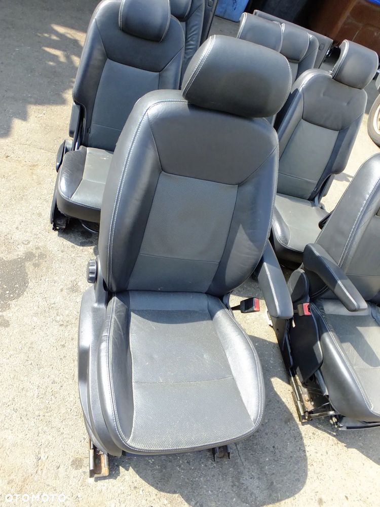 fotel kierowcy fotele komplet skóra 7 miejsc ford galaxy mk2 2008r - 2